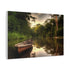 Amazon River — Canvas Wall Art — Side Profile & Stretched Corner Detail