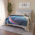 Dream Bubble Drifting over the Earthsola Plush Fleece Throw Blanket