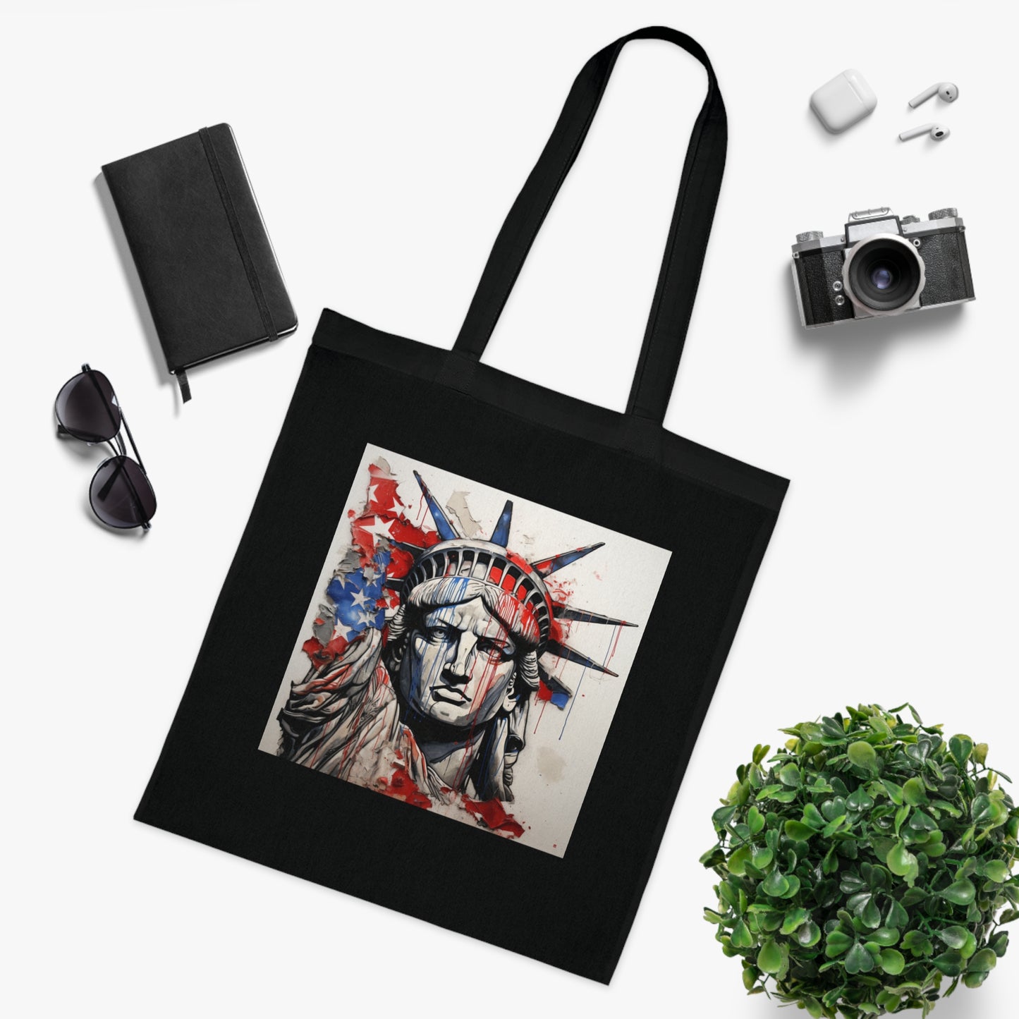 Patriotic Strokes Tote Bag