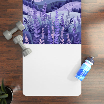 Lavender Fields Yoga Mat