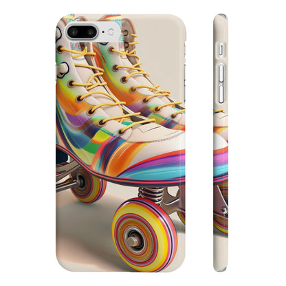 Retro Roll: Colorful Skate Phone Case