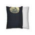 Clocktower Powered by Moon Phases (Edition II) — 40×40 Cushion Cover — Soft Brushed Fabric Texture Close-Up