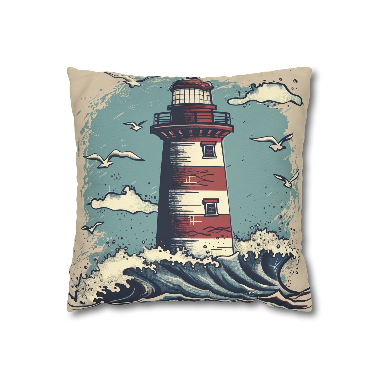 Lighthouse Watch Pillowcase | Pillow Cases | All Over Print, AOP, Bed, Bedding, Home & Living, Indoor, Pillow Case, Pillow Covers, Pillows & Covers, Sublimation | Prints with Passion