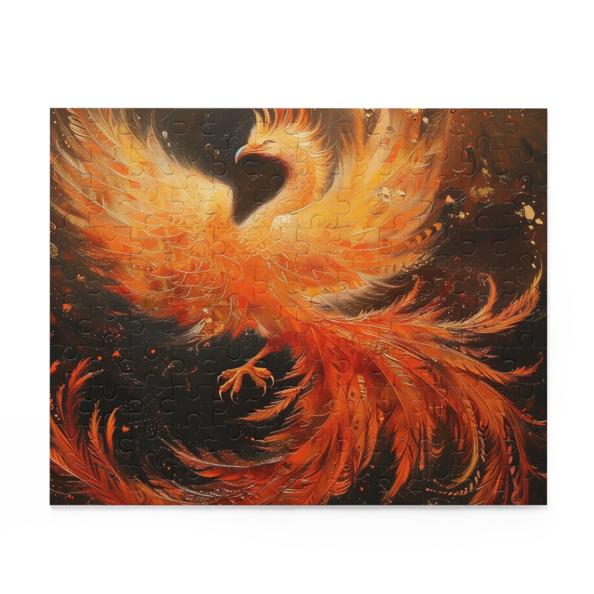 "Beautiful Phoenix Mythical Jigsaw Puzzle - vibrant colors and intricate details for a rewarding challenge"