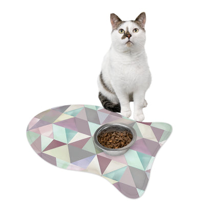 Chic Geometric Pet Feeding Mat