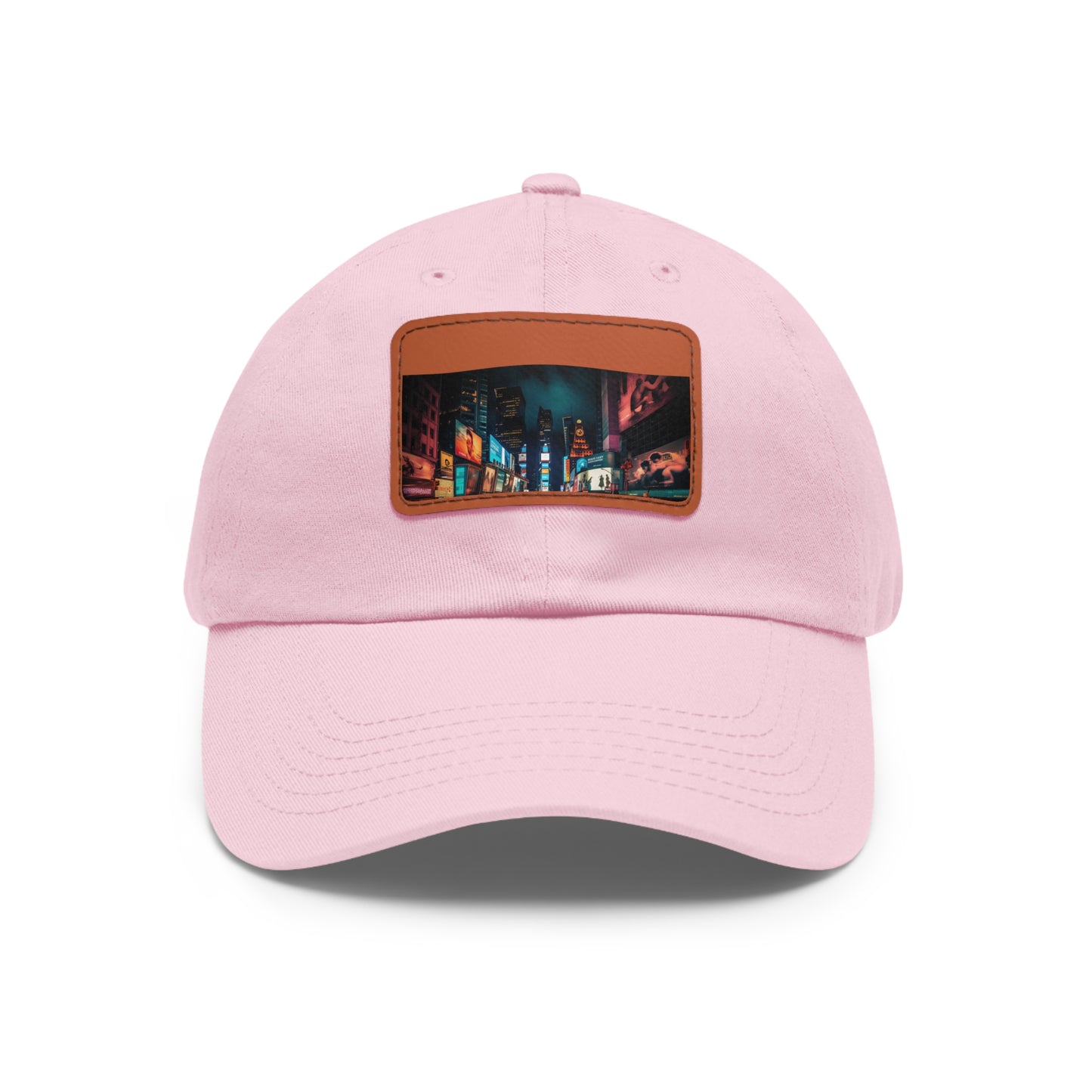 Times Square Nights Embroidered Baseball Cap