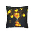 Hourglass Tree with Glowing Fruit Double-Sided Square Cushion Cover