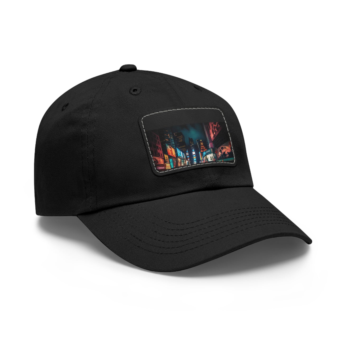 Times Square Nights Embroidered Baseball Cap