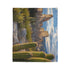 Cactus Shaped Like Ancient Ruins Plush Fleece Throw Blanket