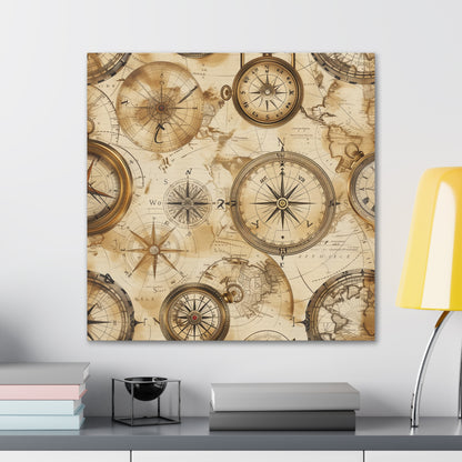 Vintage Maps Canvas Print