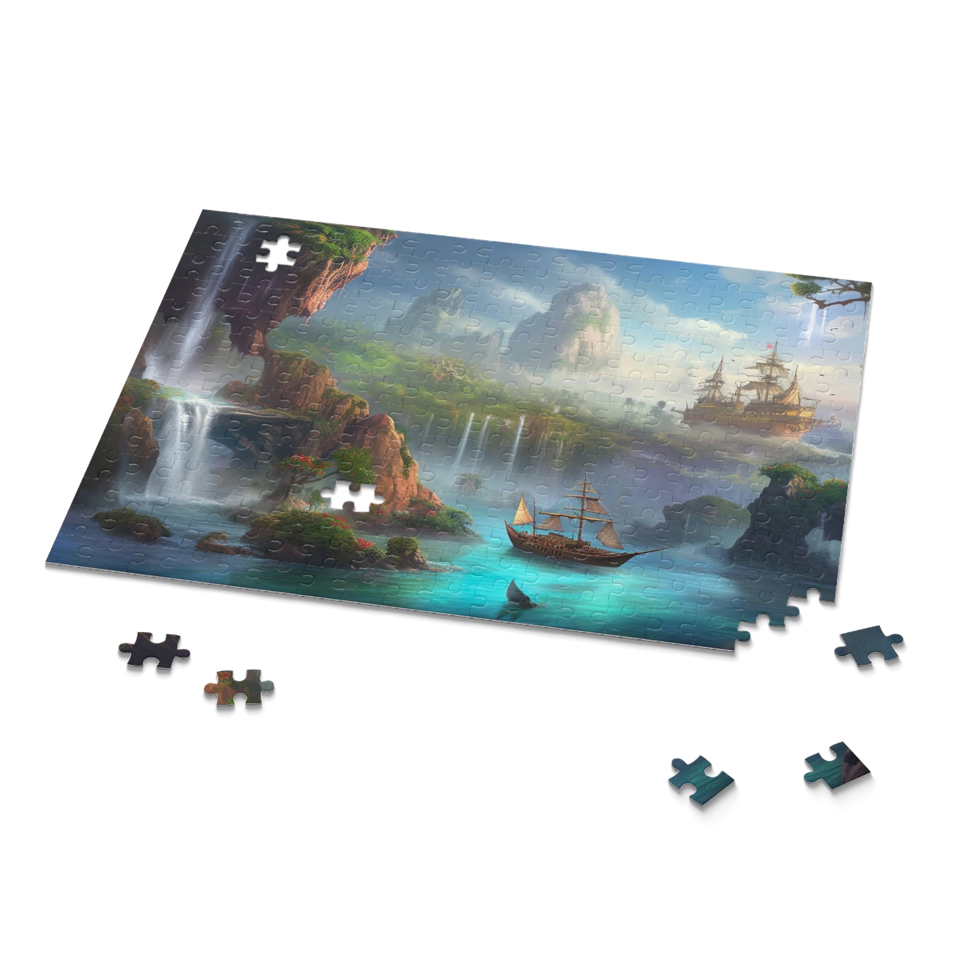 Enchanted Neverland whimsical jigsaw puzzle for all ages