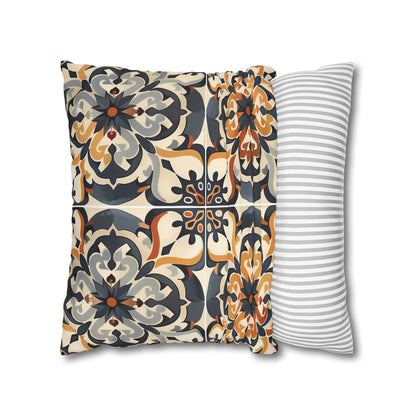 Artisan Tiles Pillowcase: Elegant and sophisticated bedding with seamless tile pattern, perfect for bedroom decor.