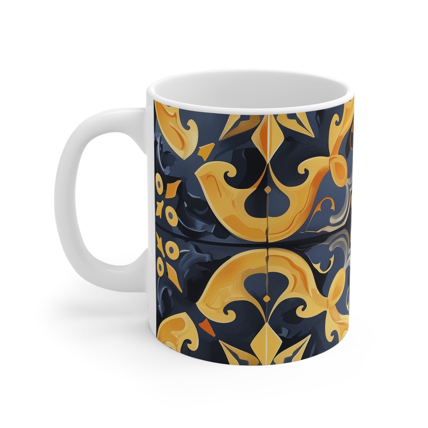 Artisan Tiles Coffee Mug: Unique & Stylish