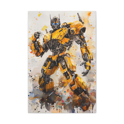 Bumblebee Transformer Canvas: Defender of Humanity | Canvas | Art & Wall Decor, Canvas, Fall Picks, Hanging Hardware, Home & Living, Indoor, Top Spring Products, Valentine's Day promotion | Prints with Passion