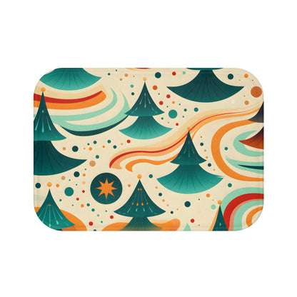 Retro Waves Bath Mat