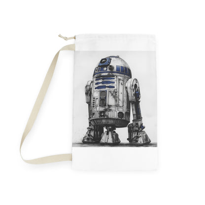 "R2-D2 Star Wars laundry bag, ideal for organizing and concealing dirty clothes in style"