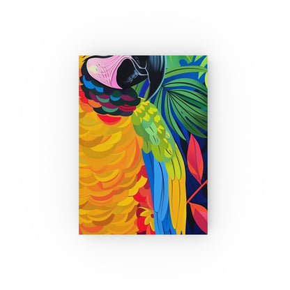 "Vibrant Parrot Journal - Tropical Hues for Adventure and Dreams | High-Quality and Stylish | Ideal Gift"