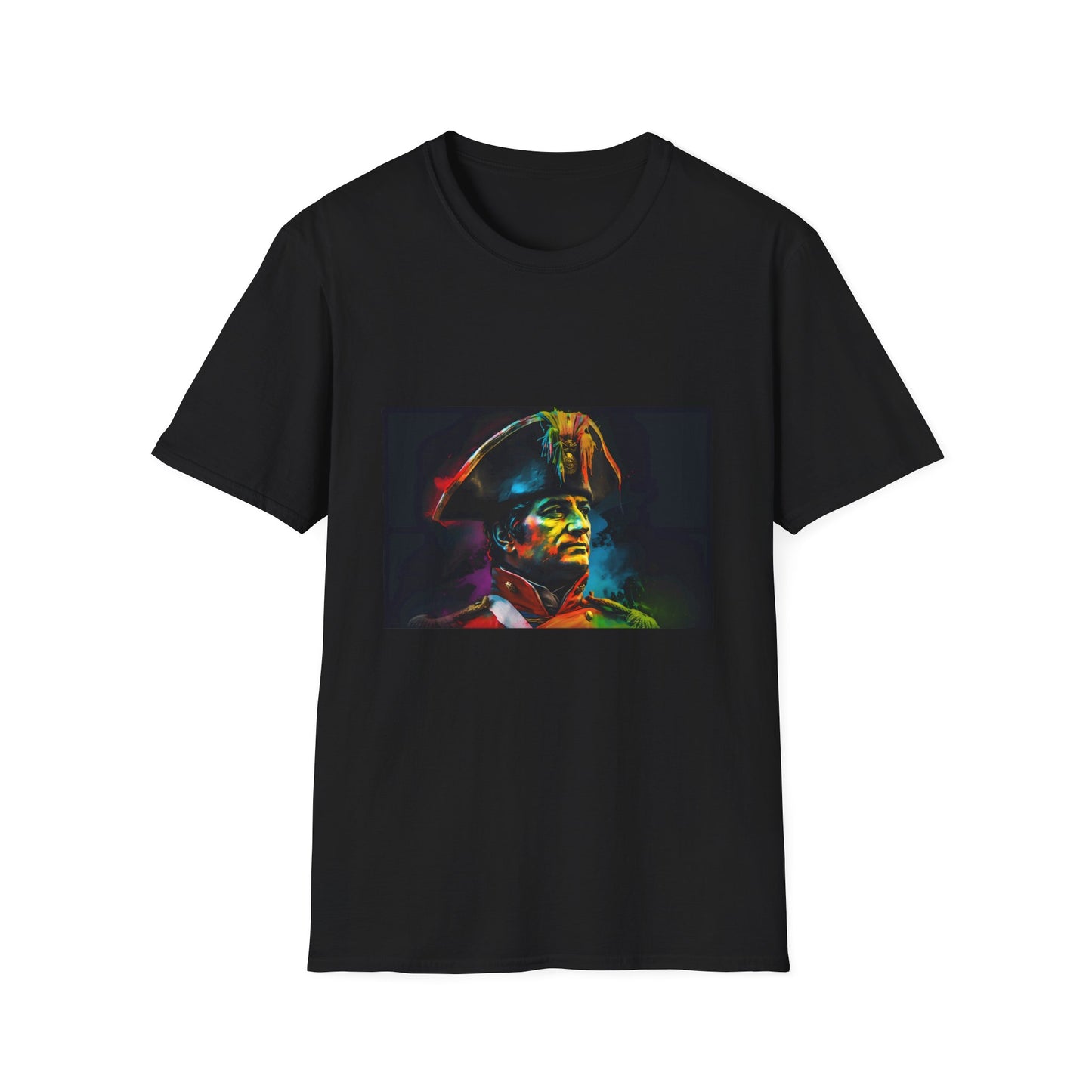 Napoleon T-Shirt : Imperial Radiance in Neon Hues | T-Shirt | Bold, Clothing, Fashion, Napolean, Neon colors, Style, T-shirt, Trendy, Vibrant, Watercolor | Prints with Passion