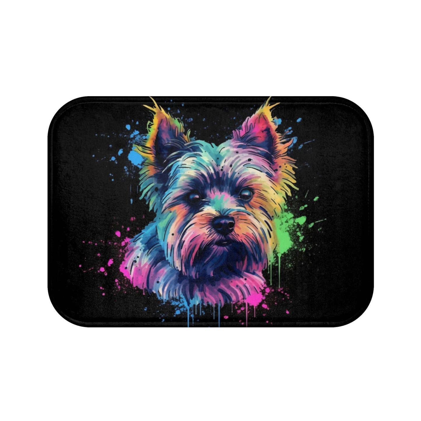 Yorkie Charm Bath Mat