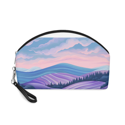 Lavender Fields Makeup Bag: Seamless Elegance | Makeup Bag | Accessories, All Over Print, AOP, Cosmetics, Pouches, Sublimation, Travel Accessories, With zipper | Prints with Passion