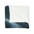 Storm Shaped Like a Spiral Eye Plush Fleece Throw Blanket