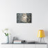 Moon Made of Shattered Glass (Edition II) — Canvas Wall Art — Kiln-Dried Pine Frame & Ready-to-Hang Back View