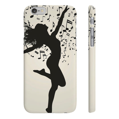 Dancing Notes: Musical Silhouette Phone Case