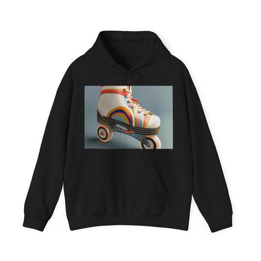 Freedoms Glide Hoodie: Retro Roller Skates Unleashed | Hoodies | DTG, Hoodies, Men's Clothing, Regular fit, Unisex, Women's Clothing | Prints with Passion