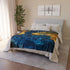 Holographic Map of Forgotten Worlds Plush Fleece Throw Blanket