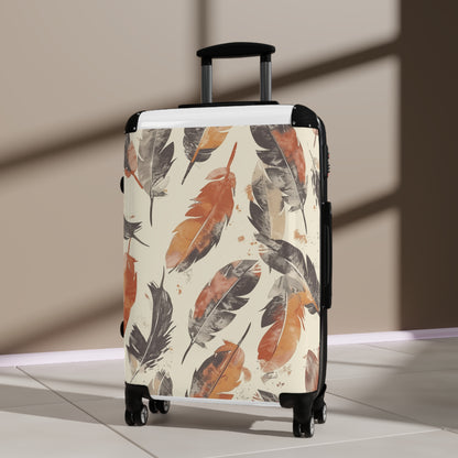 Feathered Boho Chic Suitcase Pattern