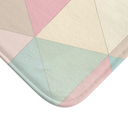 Pastel Geometrics Bath Mat