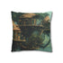 Treehouse Village in the Sky — 40×40 Cushion Cover — Double-Sided Back & Concealed Zip Detail