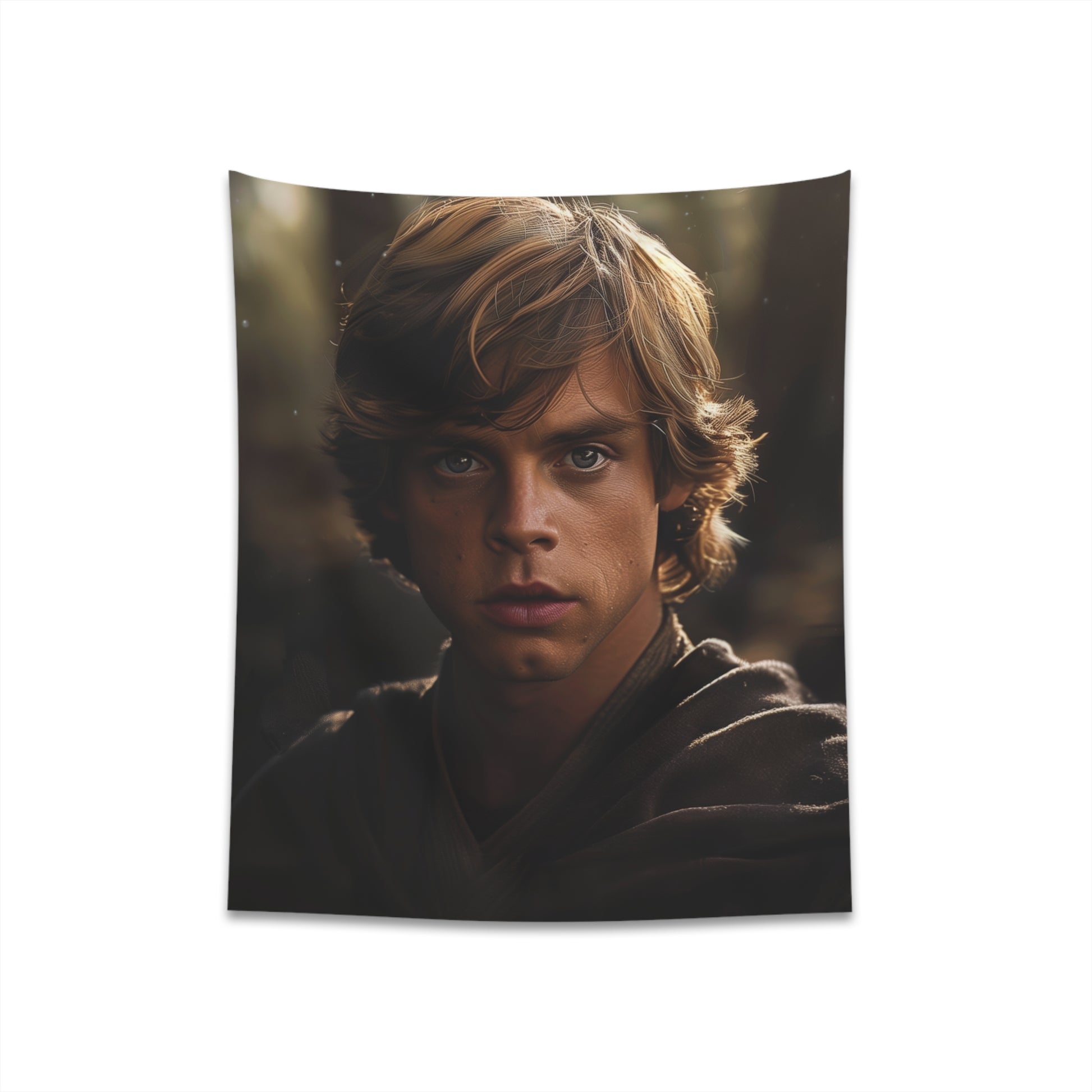 "Luke Skywalker Jedi Master Tapestry | High-Quality and Stylish Star Wars Decor | Perfect Gift for Fans | Available in 2 Sizes"