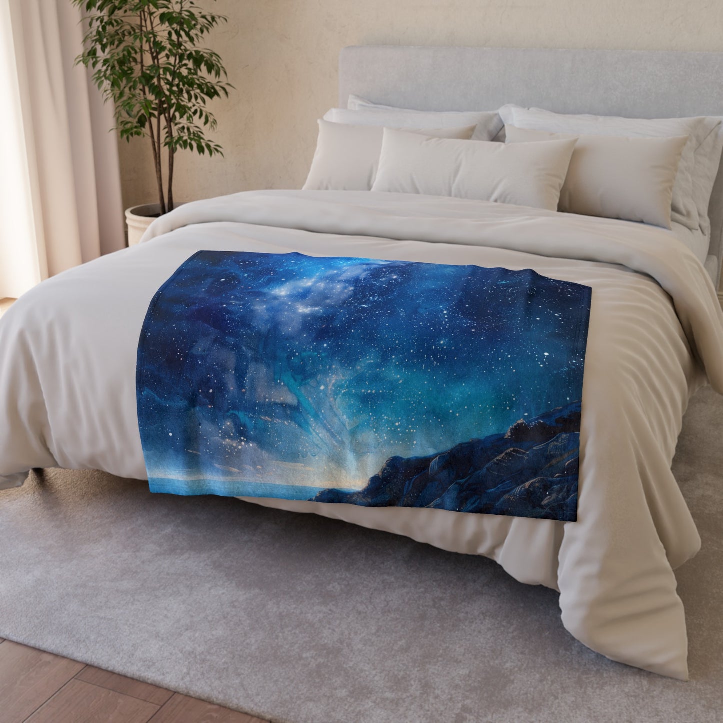 this blanket will transport you to a celestial realm where anything is possible. Made from high-quality materials