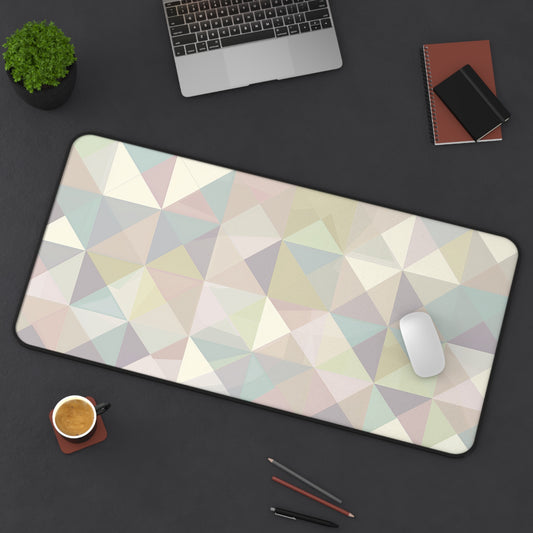 Pastel Geometrics Desk Mat | Desk Mat | Accessories, Back-to-School, Desk, Fall Bestsellers, Home & Living, Mouse pad, Mouse Pads, Mousepad, Seasonal Picks, Stationery, TikTok | Prints with Passion