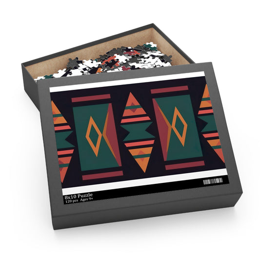 Aztec Pattern Jigsaw Puzzle | Puzzle | Back-to-School, Fall Picks, Games, Holiday Picks, Home & Living, Puzzles, TikTok, Valentine's Day, Valentine's Day Picks | Prints with Passion