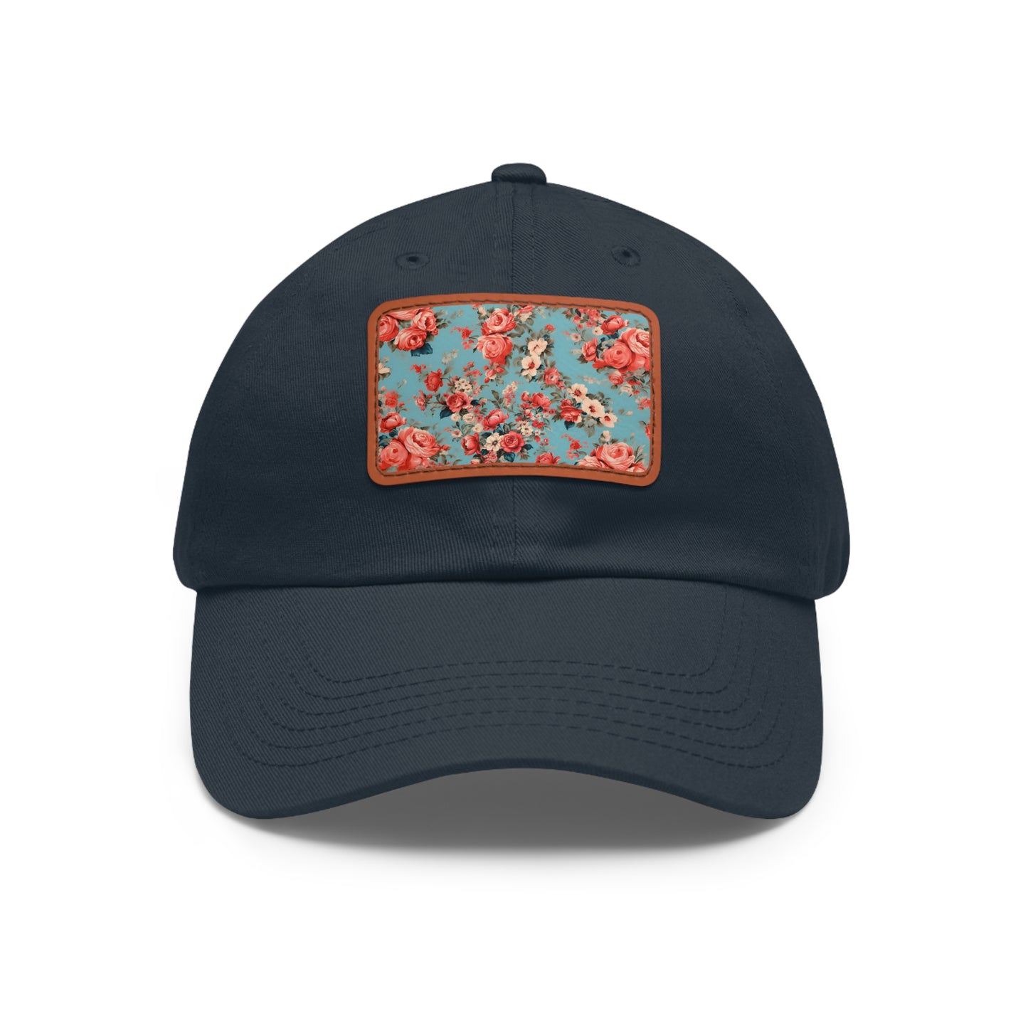 Retro Reimagined: Vintage Fabric Print Baseball Cap