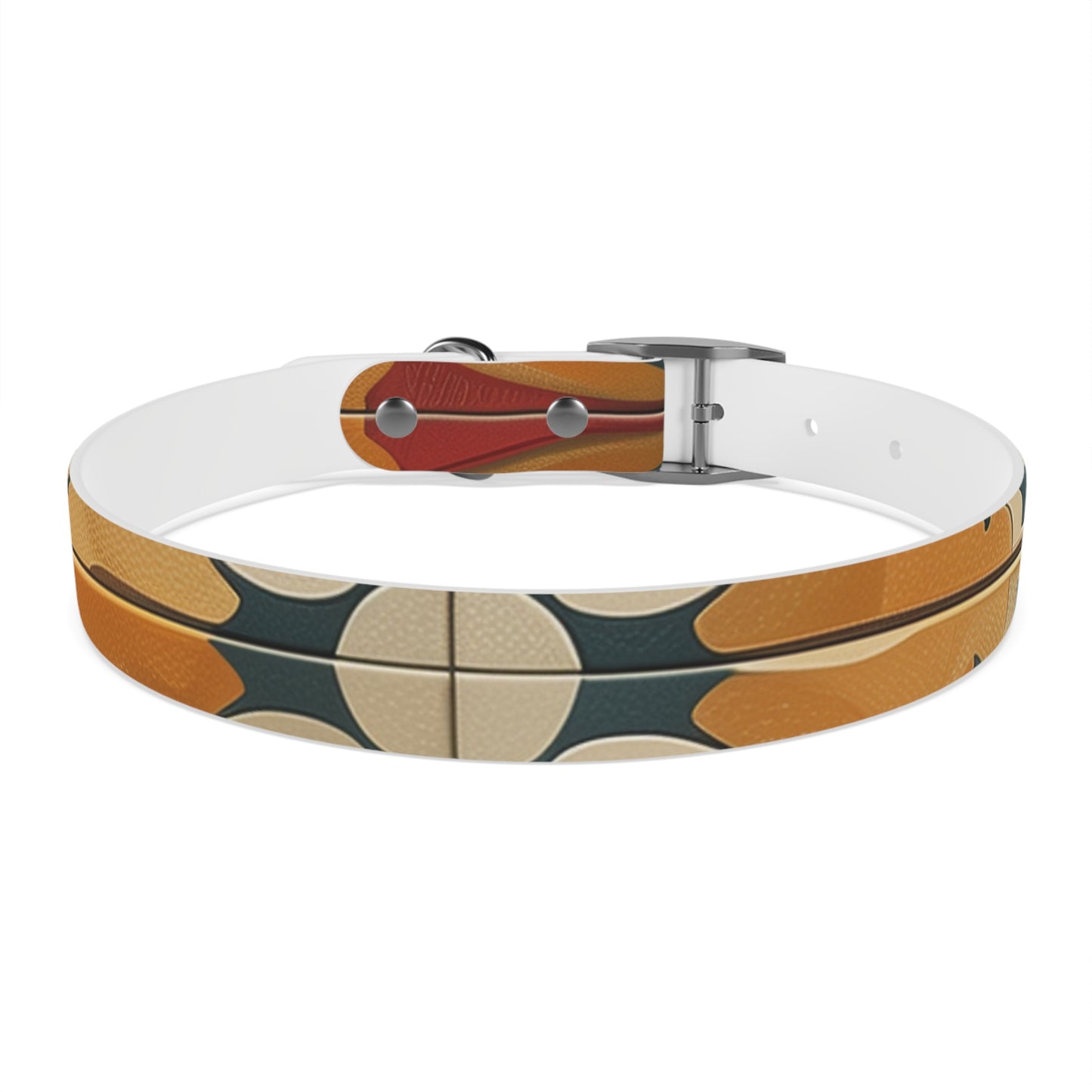 Tile Print Dog Collar: Handcrafted Chic Design