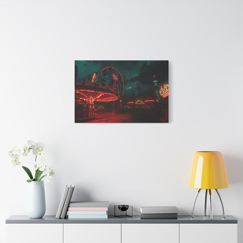 Haunted Carnival on Another Planet (Edition II) — Canvas Wall Art — Product Detail View 7