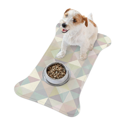 Chic Geometric Pet Feeding Mat