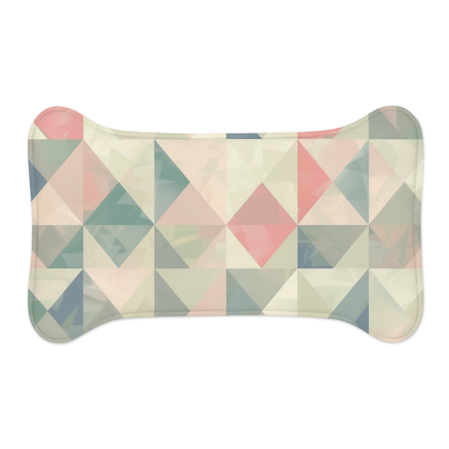 Chic Geometric Pet Feeding Mat