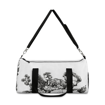 Floral Sketch Duffel Bag