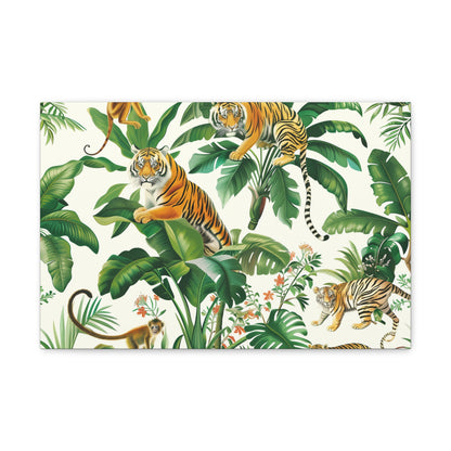 Tiger Jungle Canvas Print