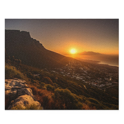 Table Mountain Puzzle Adventure - Beautiful South Africa scene in a captivating jigsaw puzzle.