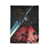 Cyborg Butterfly Perched on Sword Plush Fleece Throw Blanket
