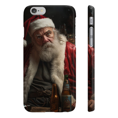 Bad Santa's Lair: Rebellious Holiday Phone Case