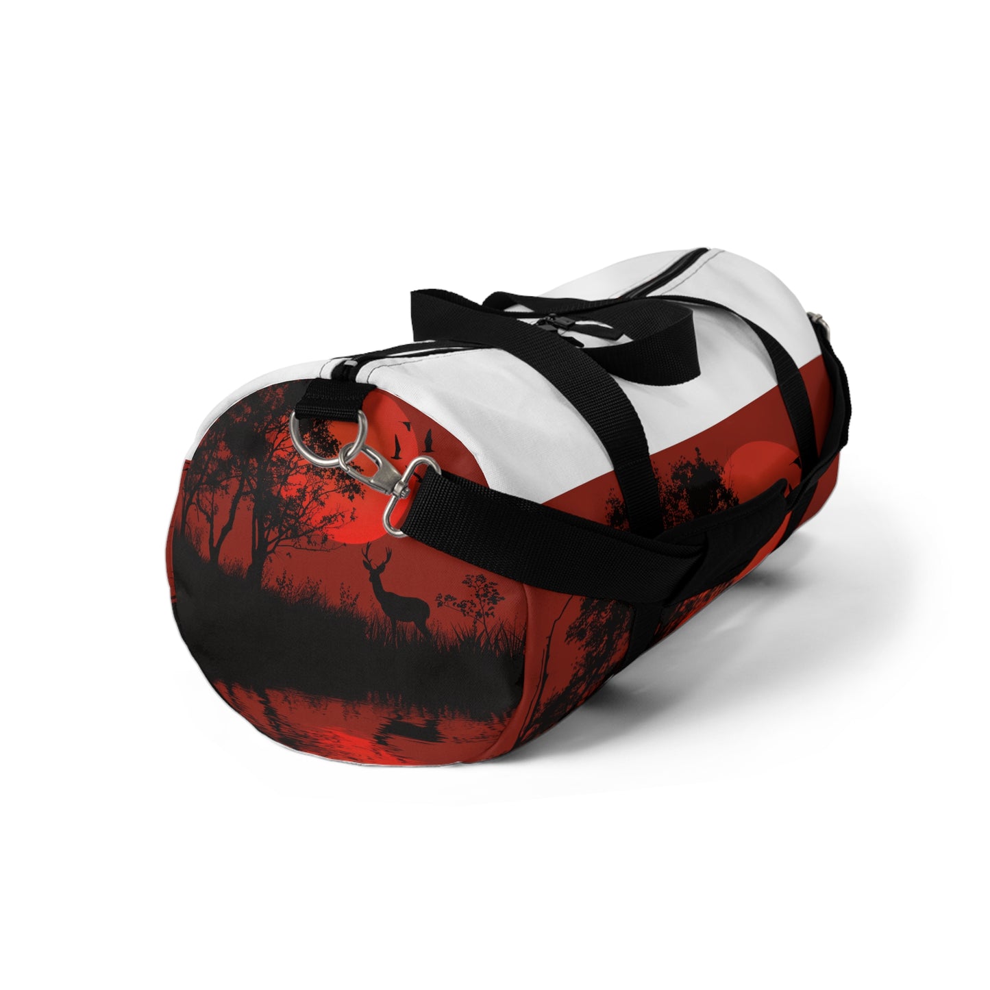 Wildlife Deer Silhouette Duffel Bag