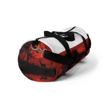 Wildlife Deer Silhouette Duffel Bag