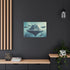 Floating Mountain Surrounded by Whales (Edition II) — Canvas Wall Art — Product Detail View 8