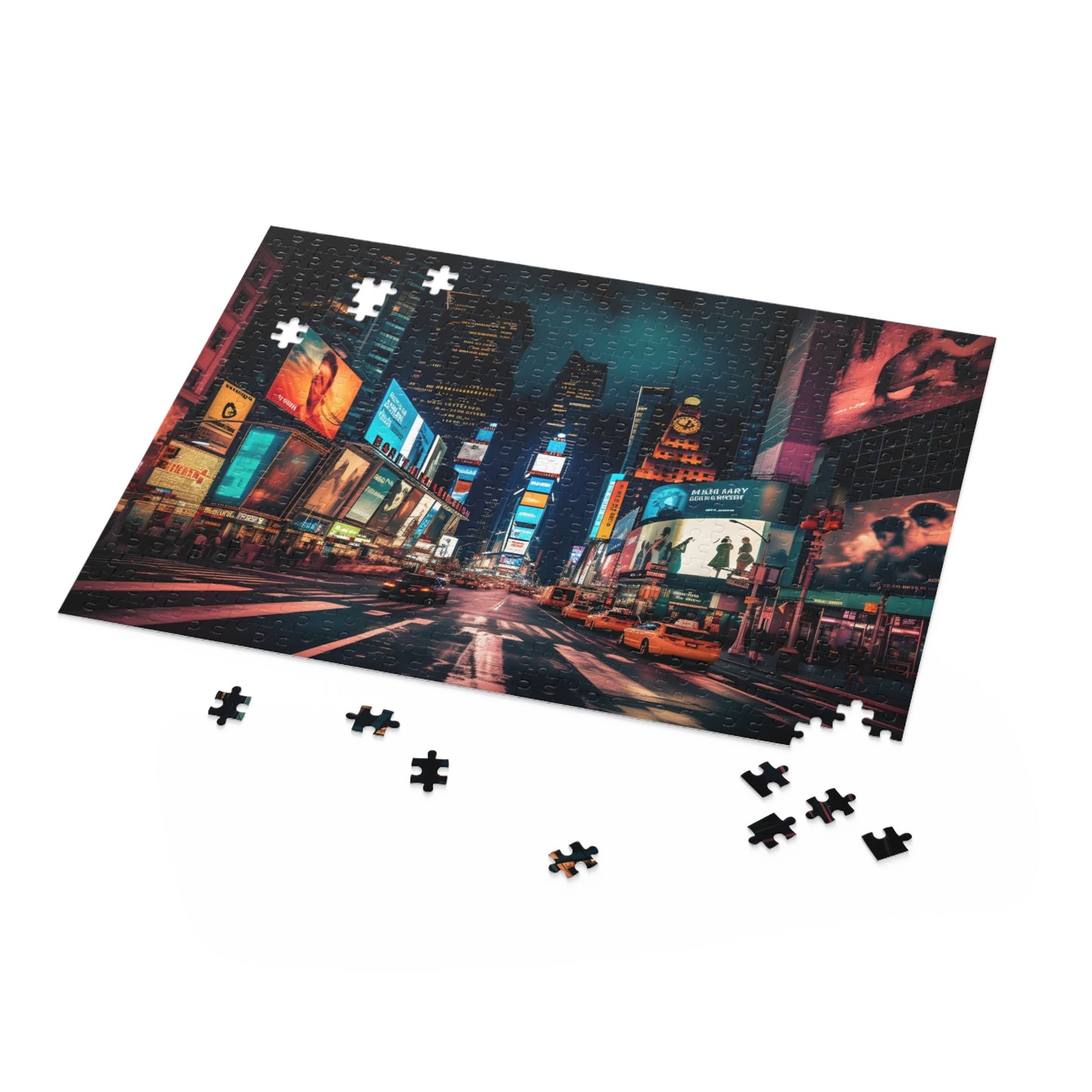 Times Square Night Puzzle